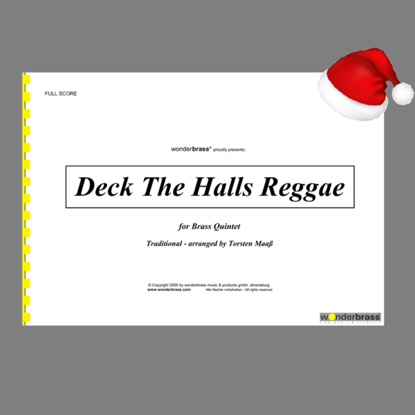 DECK THE HALLS REGGAE [brass quintet]