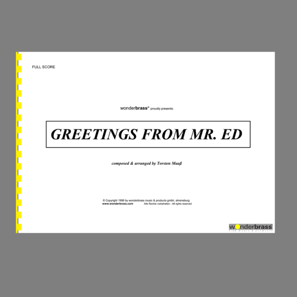 GREETINGS FROM MR. ED [bigband]