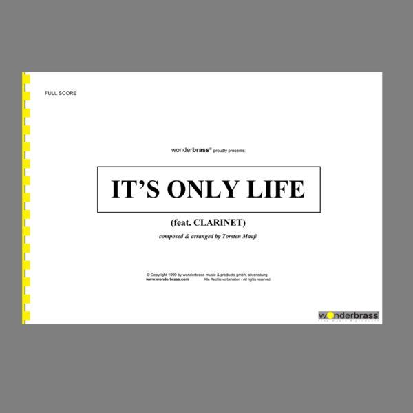 IT'S ONLY LIFE (feat. CLARINET) [bigband]